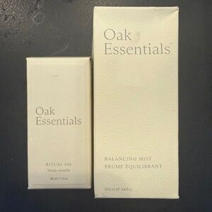 Oak Essentials Set-Ritual Oil and Balancing Mist